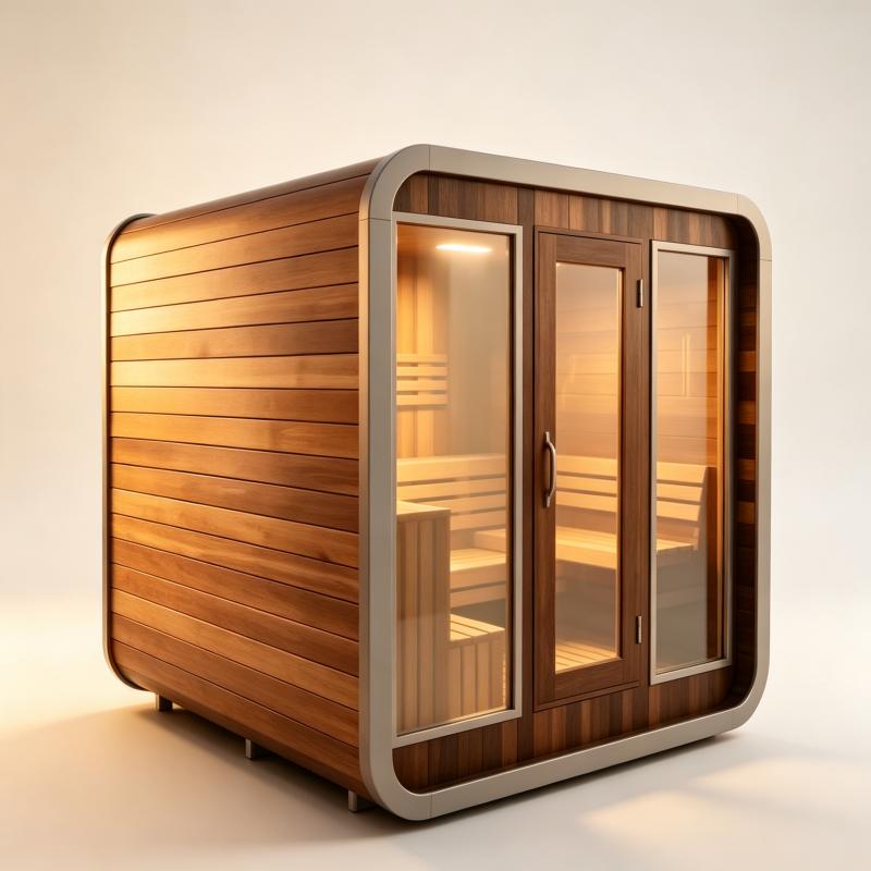 Wellness Spa With Hotel - Luxury Custom Sauna Room Solid Wood