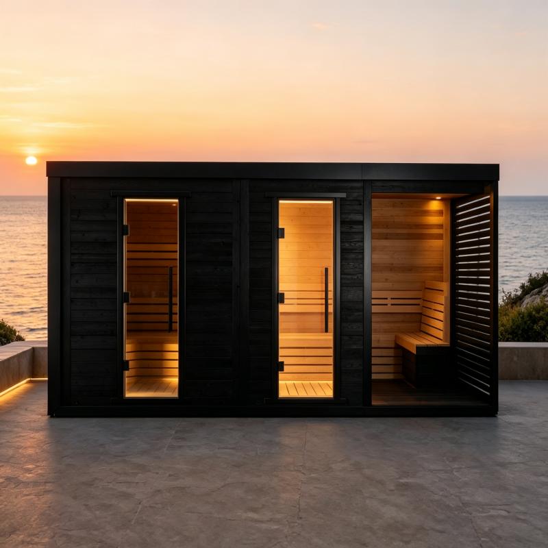 Customized Wooden Sauna Room I - Wellness Resort Spa recension och pris