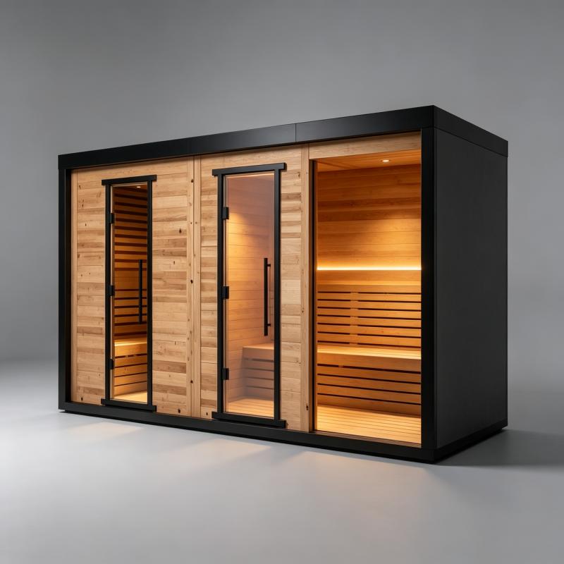 Customized Wooden Sauna Room I - Wellness Resort Spa recension och pris