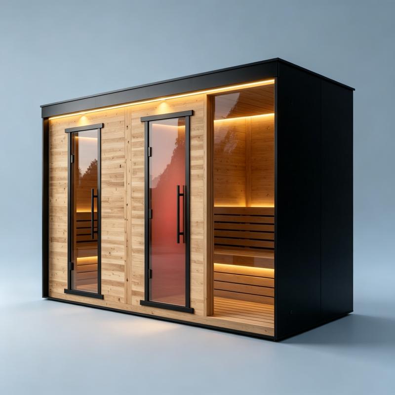 Customized Wooden Sauna Room I - Wellness Resort Spa recension och pris