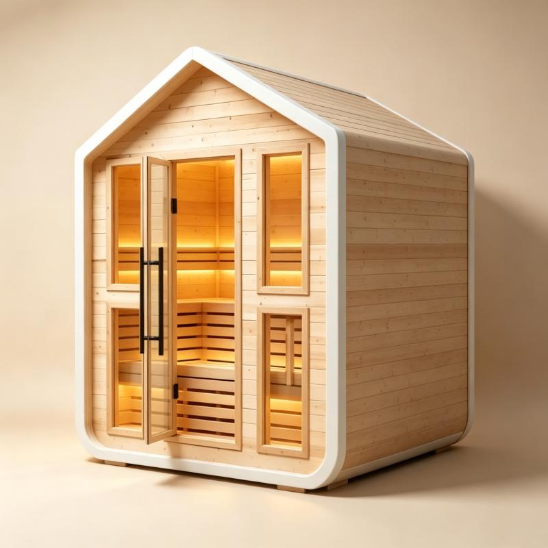 Custom Luxury Sauna Cabin Soli - Wellness Spa With Hotel recension och pris