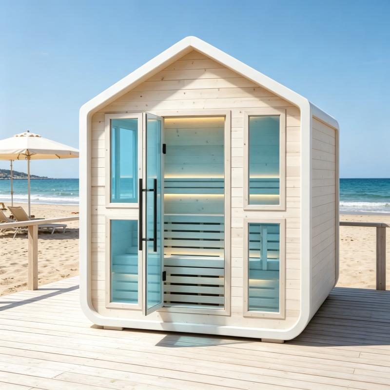 Custom Luxury Sauna Cabin Soli - Wellness Spa With Hotel recension och pris