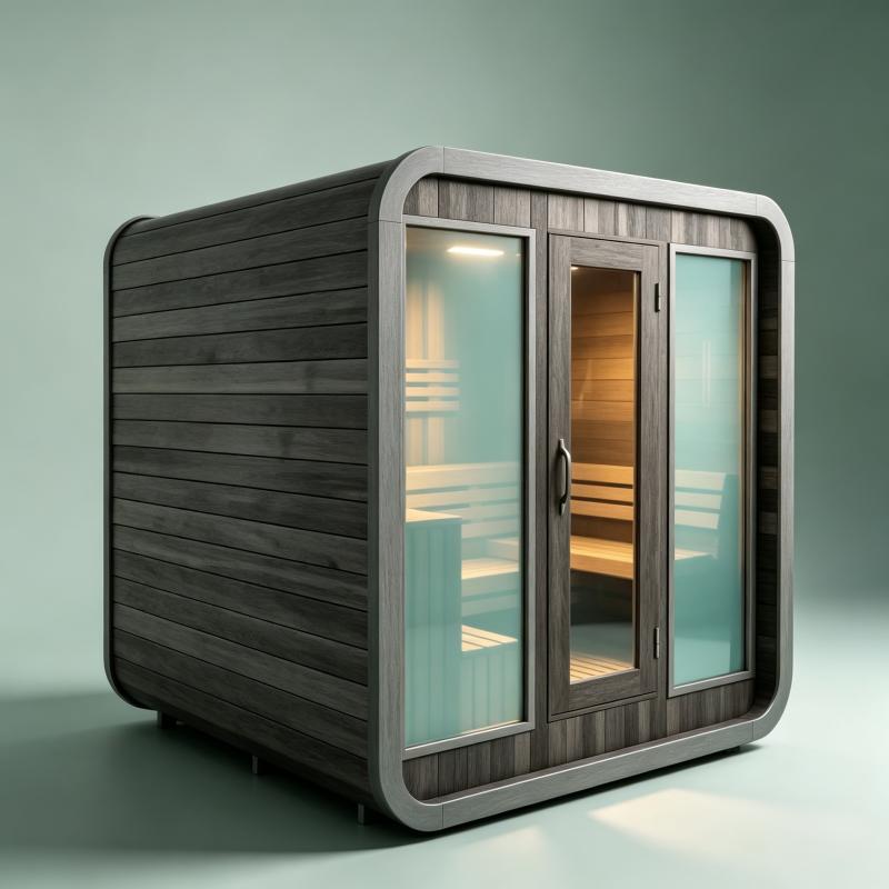 Luxury Custom Sauna Room Solid - Wellness Spa With Hotel recension och pris
