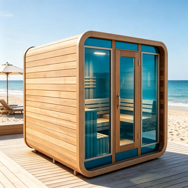 Luxury Custom Sauna Room Solid - Wellness Spa With Hotel recension och pris