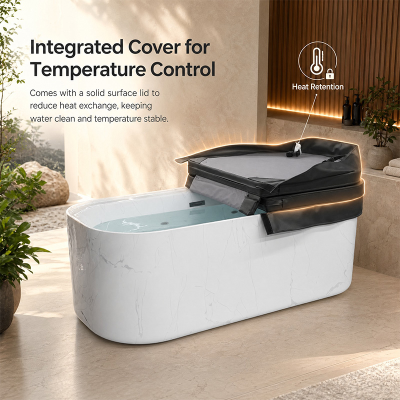 Acrylic Cold Plunge Tub Marble - Wellness Spa With Hotel recension och pris