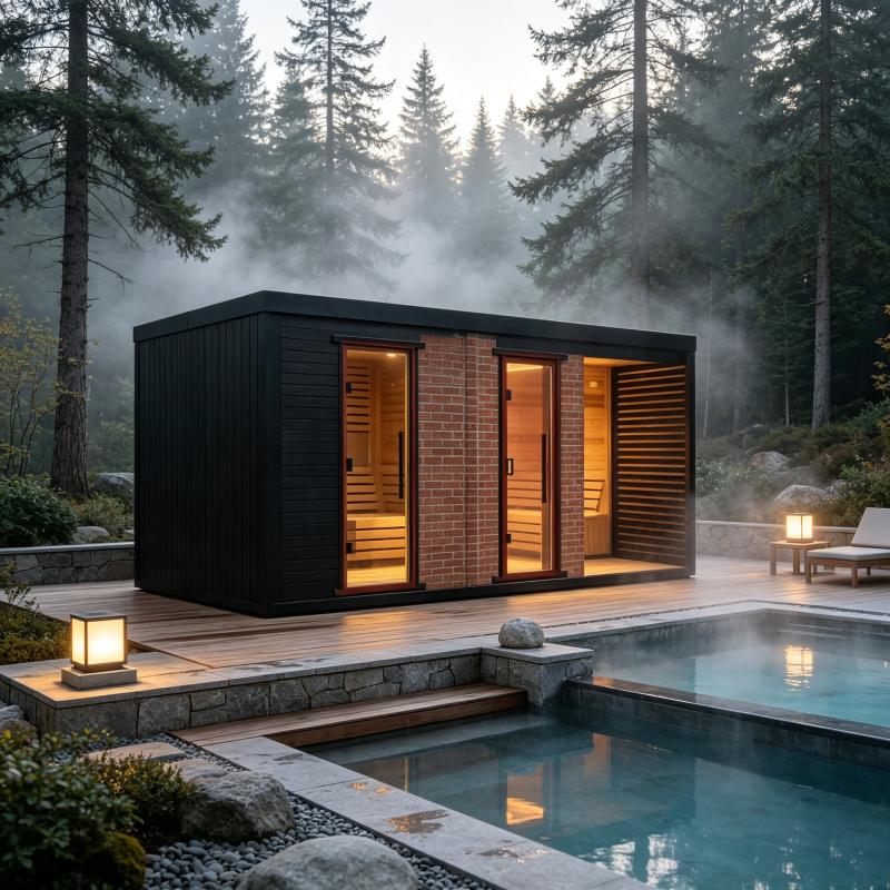 Customized Wooden Sauna Room I - Wellness Resort Spa recension och pris
