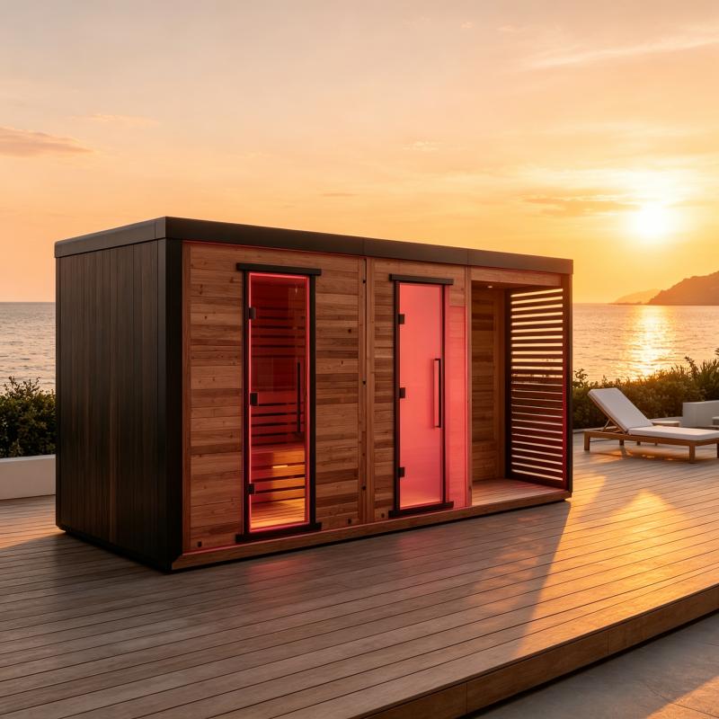 Customized Wooden Sauna Room I - Wellness Resort Spa recension och pris